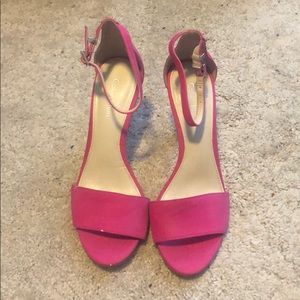 Calvin Klein Pink Strappy Heels